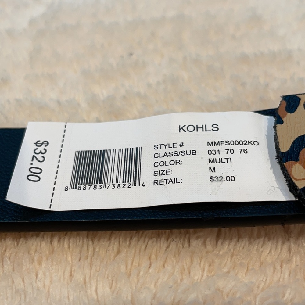 Disney Minnie Mouse Cheetah Print Belt - Size Medium - Picture 11 of 12